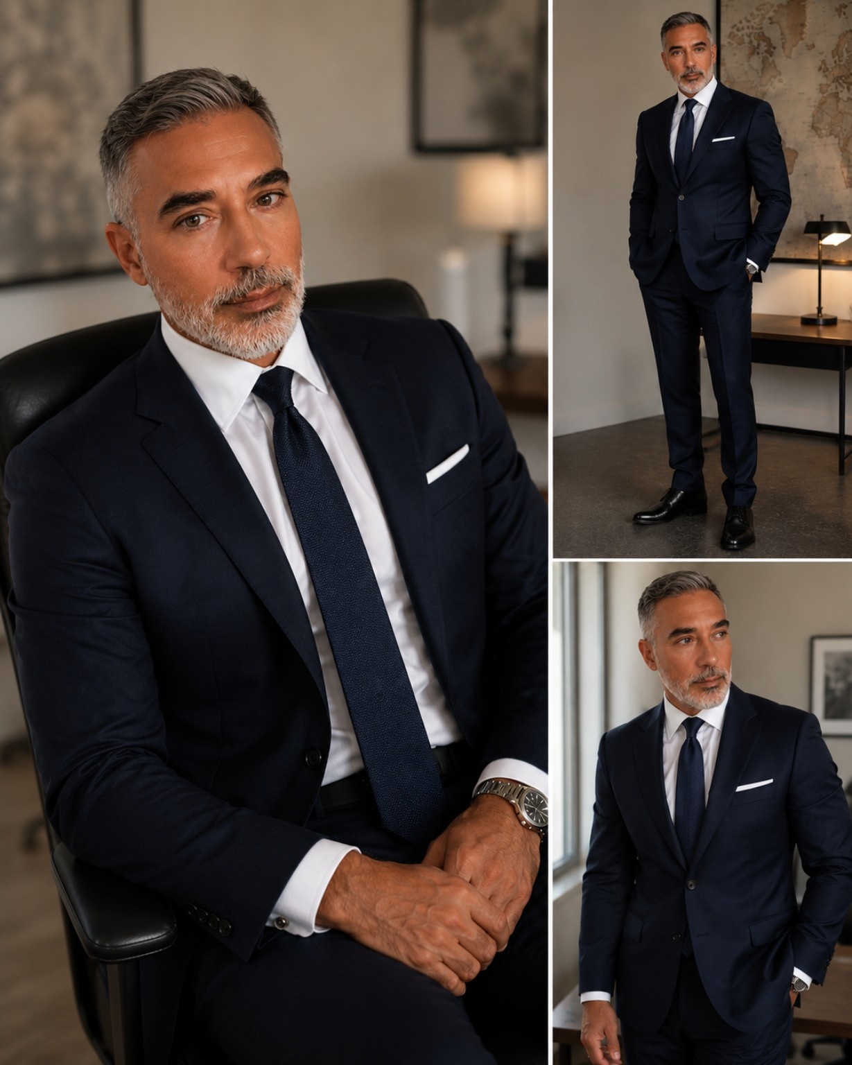 Mel M’Rabet in formal attire