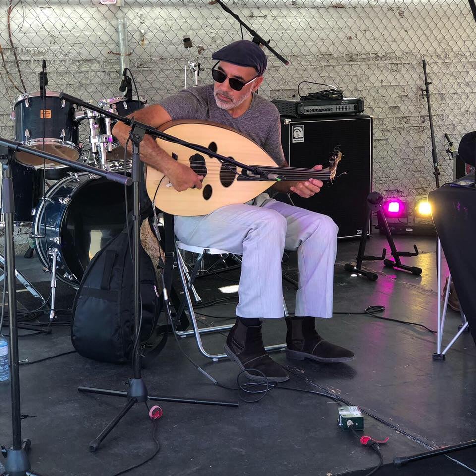 Mel M’Rabet performing outdoors